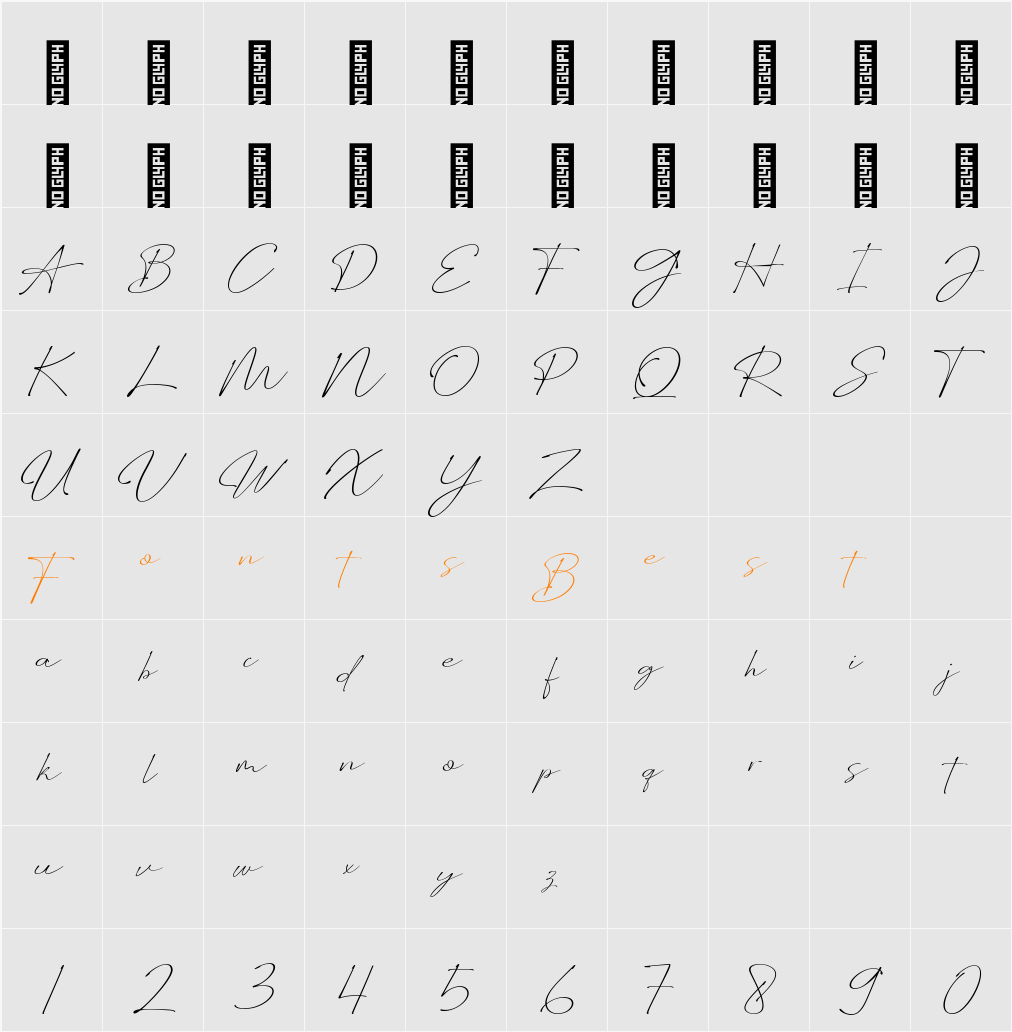 Wellyon Character Map