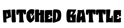 Pitched Battle Font Image