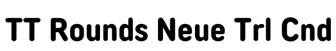 TT Rounds Neue Trl Cnd Font Image