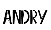 ANDRY Font Image