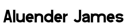 Aluender James Font Image