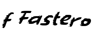 f Fastero Font Image