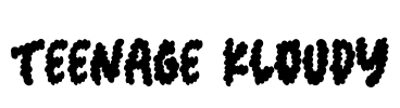 Teenage Kloudy Font Image