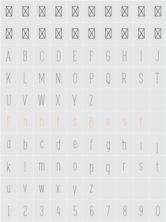Maple Character Map