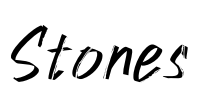 Stones Font Image