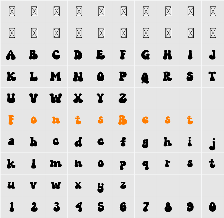 Happy Spring Character Map