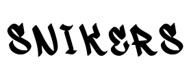 Snikers Font Image