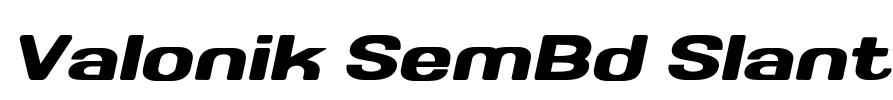 Valonik SemBd Slant