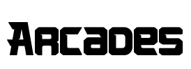 Arcades Font Image