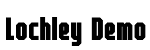 Lochley Demo Font Image