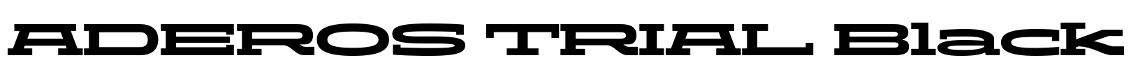 ADEROS TRIAL Black Font Image