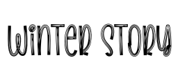 Winter Story Font Image