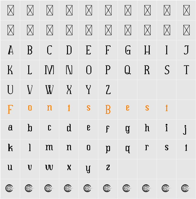 EuronalistDemo Character Map