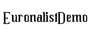 EuronalistDemo Font Image
