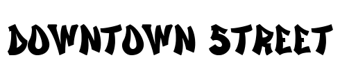 Downtown Street Font Image
