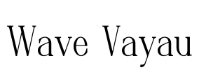 Wave Vayau Font Image