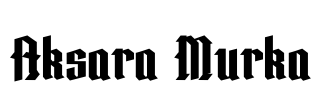 Aksara Murka Font Image