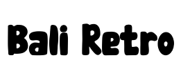 Bali Retro Font Image