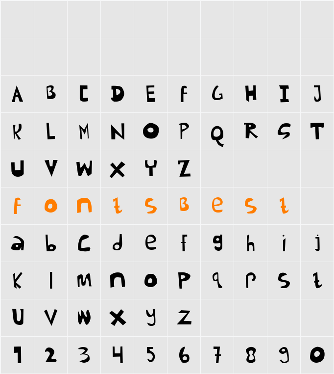 Kendrew Demo Character Map