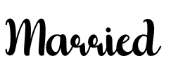 Married Font Image