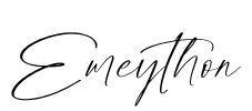Emeython Font Image