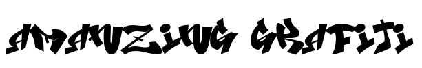Amanzing Grafiti Font Image