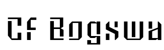 CF Bogswa Font Image