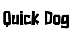 Quick Dog Font Image