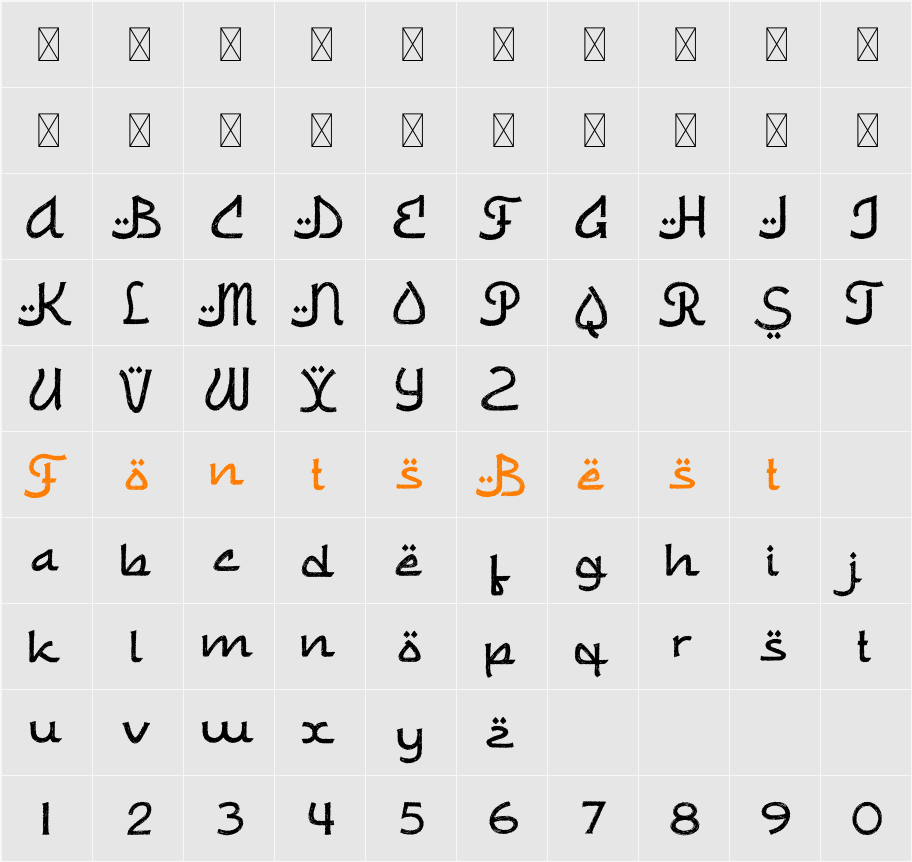 Harmony Ramadan Character Map