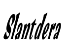 Slantdera Font Image