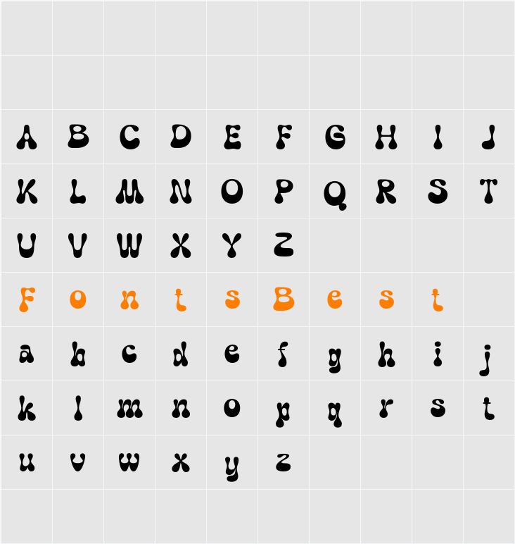 Calverto Demo Character Map