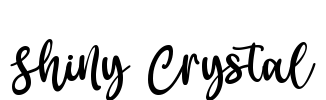 Shiny Crystal Font Image