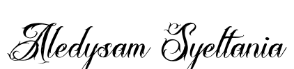 Aledysam Syeltania