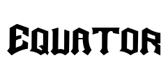 Equator Font Image