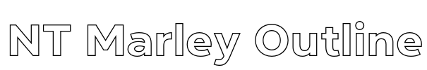 NT Marley Outline Font Image