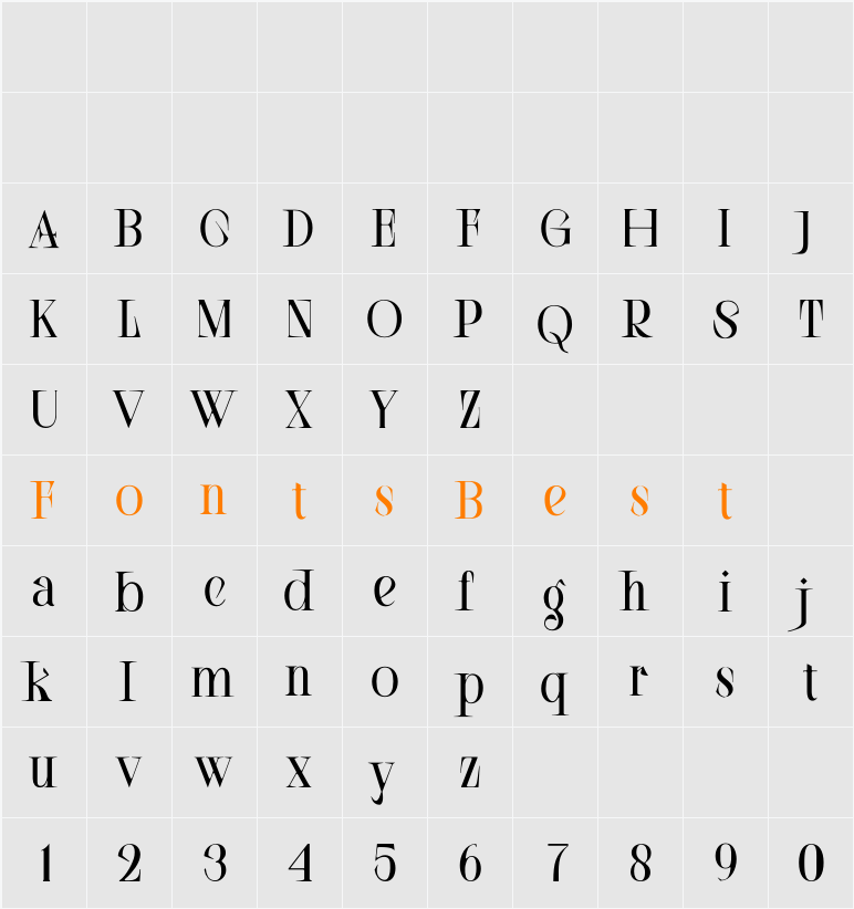 Rettisha Character Map