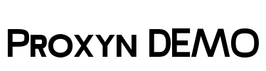Proxyn DEMO Font Image