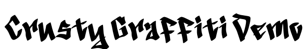Crusty Graffiti Demo Font Image