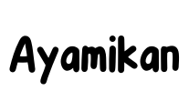 Ayamikan Font Image