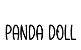 Panda Doll Font Image