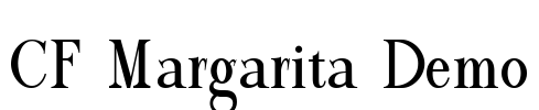 CF Margarita Demo Font Image
