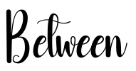 Between Font Image