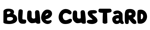 Blue Custard Font Image