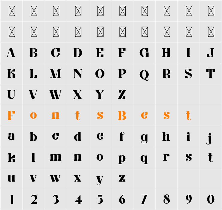 Obligately Character Map