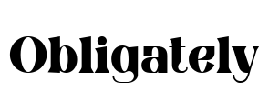 Obligately Font Image