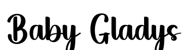 Baby Gladys Font Image