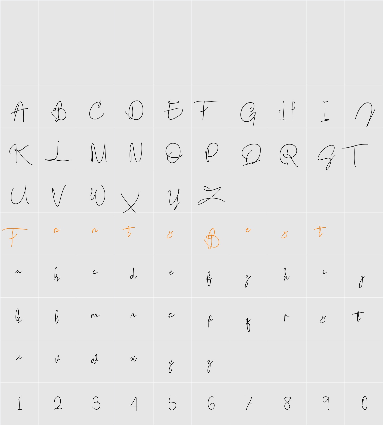 Argapura Character Map
