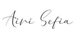 Aini Sefia Font Image