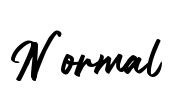 Normal Font Image