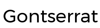 Gontserrat Font Image
